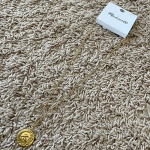 Madewell Gold Medallion Necklace